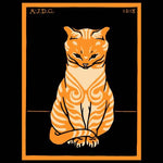 Sitting Cat (1918) by Julie de Graag Unisex T-Shirt - S - Pulp & Stitch