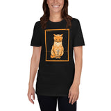 Sitting Cat (1918) by Julie de Graag Unisex T-Shirt - S - Pulp & Stitch