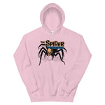 Skull Spider Unisex Hoodie - Light Pink - Pulp & Stitch