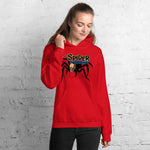 Skull Spider Unisex Hoodie - Red - Pulp & Stitch