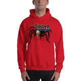 Skull Spider Unisex Hoodie - Red - Pulp & Stitch