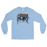 Skull Spider Unisex Long Sleeve Shirt - Light Blue - Pulp & Stitch