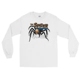 Skull Spider Unisex Long Sleeve Shirt - White - Pulp & Stitch