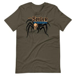 Skull Spider Unisex T-Shirt - Army - Pulp & Stitch