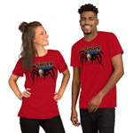 Skull Spider Unisex T-Shirt - Red - Pulp & Stitch