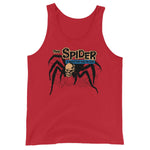 Skull Spider Unisex Tank Top - Red - Pulp & Stitch