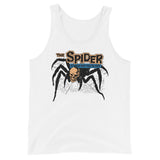 Skull Spider Unisex Tank Top - White - Pulp & Stitch