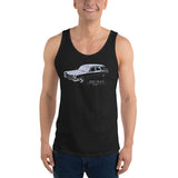 Slow Ride Unisex Tank Top - Black - Pulp & Stitch