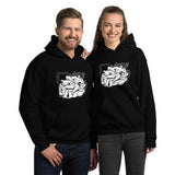 Sofa Slumber Unisex Hoodie - Black - Pulp & Stitch