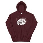 Sofa Slumber Unisex Hoodie - Maroon - Pulp & Stitch