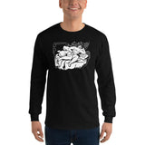 Sofa Slumber Unisex Long Sleeve Shirt - Black - Pulp & Stitch