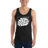 Sofa Slumber Unisex Tank Top - Black - Pulp & Stitch