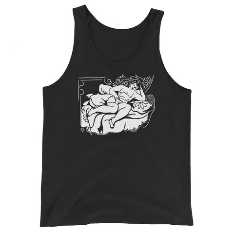 Sofa Slumber Unisex Tank Top - Black - Pulp & Stitch