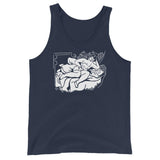 Sofa Slumber Unisex Tank Top - Navy - Pulp & Stitch