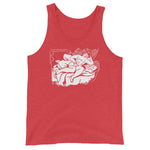 Sofa Slumber Unisex Tank Top - Red Triblend - Pulp & Stitch