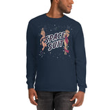 Space Suit Girls Unisex Long Sleeve Shirt - Navy - Pulp & Stitch