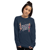 Space Suit Girls Unisex Long Sleeve Shirt - Navy - Pulp & Stitch