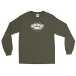 Speak Softly Unisex Long Sleeve Shirt - Military Green - Pulp & Stitch