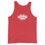 Speak Softly Unisex Tank Top - Red Triblend - Pulp & Stitch