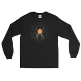 Spider in a Web by Julie de Graag Unisex Long Sleeve Shirt - Black - Pulp & Stitch