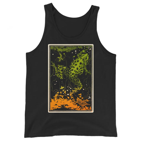 Swimming Frog by Julie de Graag Unisex Tank Top - XS - Pulp & Stitch