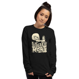 The Death Head Unisex Long Sleeve Shirt - Black - Pulp & Stitch