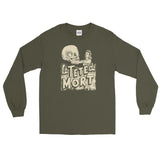 The Death Head Unisex Long Sleeve Shirt - Military Green - Pulp & Stitch