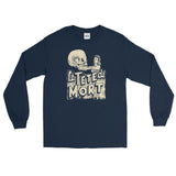 The Death Head Unisex Long Sleeve Shirt - Navy - Pulp & Stitch