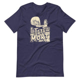 The Death Head Unisex T-Shirt - Heather Midnight Navy - Pulp & Stitch