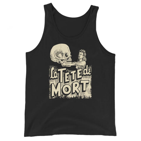 The Death Head Unisex Tank Top - Black - Pulp & Stitch