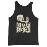 The Death Head Unisex Tank Top - Charcoal-black Triblend - Pulp & Stitch