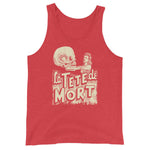 The Death Head Unisex Tank Top - Red Triblend - Pulp & Stitch