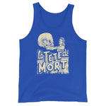 The Death Head Unisex Tank Top - True Royal - Pulp & Stitch