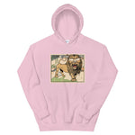 The Lion Doesn't Sleep Unisex Hoodie - Light Pink - Pulp & Stitch