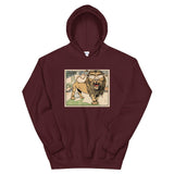 The Lion Doesn't Sleep Unisex Hoodie - Maroon - Pulp & Stitch