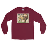 The Lion Doesn't Sleep Unisex Long Sleeve Shirt - Maroon - Pulp & Stitch