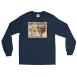 The Lion Doesn't Sleep Unisex Long Sleeve Shirt - Navy - Pulp & Stitch