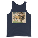 The Lion Doesn't Sleep Unisex Tank Top - Navy - Pulp & Stitch