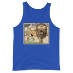 The Lion Doesn't Sleep Unisex Tank Top - True Royal - Pulp & Stitch