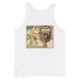 The Lion Doesn't Sleep Unisex Tank Top - White - Pulp & Stitch