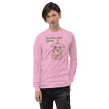 The Mini Skirt Speaks Unisex Long Sleeve Shirt - Light Pink - Pulp & Stitch