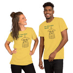 The Mini Skirt Speaks Unisex T-Shirt - Yellow - Pulp & Stitch