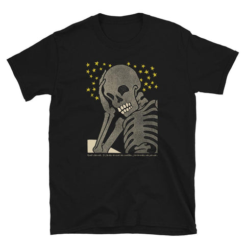 The Thinking Skeleton Unisex T-Shirt - S - Pulp & Stitch