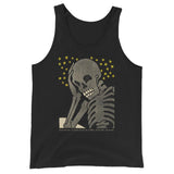 The Thinking Skeleton Unisex Tank Top - XS - Pulp & Stitch