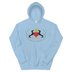 The Two Dachshunds Unisex Hoodie - Light Blue - Pulp & Stitch