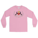 The Two Dachshunds Unisex Long Sleeve Shirt - Light Pink - Pulp & Stitch