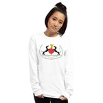 The Two Dachshunds Unisex Long Sleeve Shirt - White - Pulp & Stitch