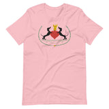 The Two Dachshunds Unisex T-Shirt - Pink - Pulp & Stitch