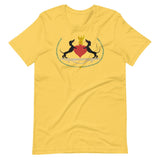 The Two Dachshunds Unisex T-Shirt - Yellow - Pulp & Stitch