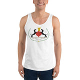 The Two Dachshunds Unisex Tank Top - White - Pulp & Stitch